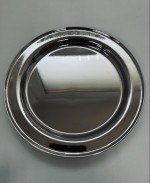 Тарелка металлическая с гравировкой 2